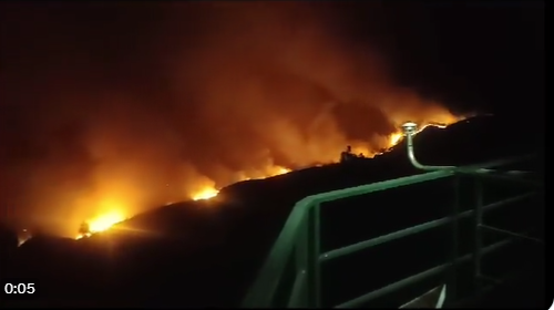 L’incendio di Tenerife ha già distrutto 2.600 ettari di terreno