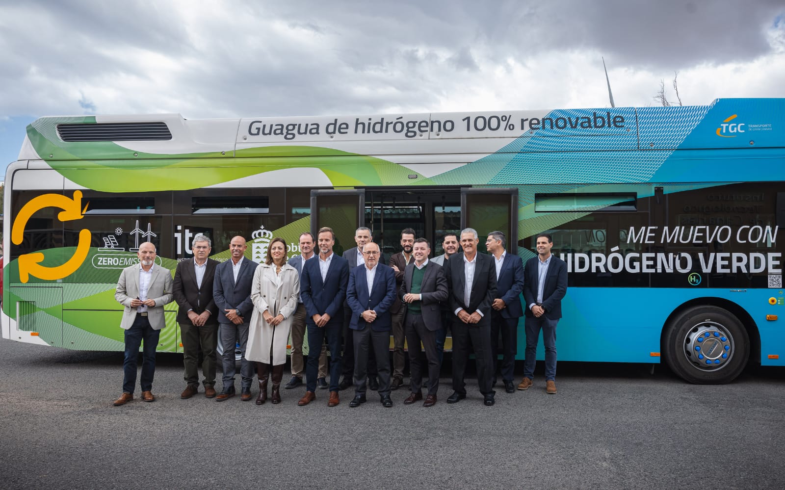 Alle Canarie il primo autobus elettrico a base di idrogeno verde